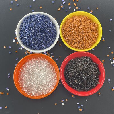 उच्च-प्रदर्शन टीपीयू कणों को विभिन्न रंगों में मिलाया जा सकता है