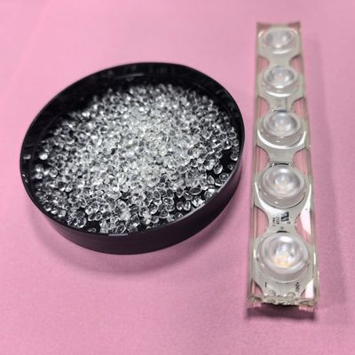 यूवी प्रतिरोधी सामग्री यूवी प्रतिरोधी स्तर 4 टीपीयू पारदर्शी तार केबल के लिए कच्चे माल केस की रक्षा करें डॉट्स एलईडी लाइट